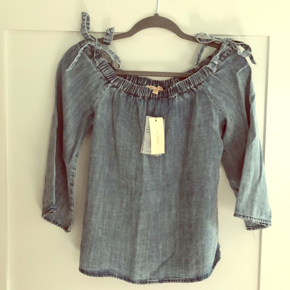 Chambray top